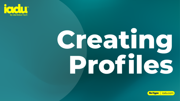 Creating Profiles