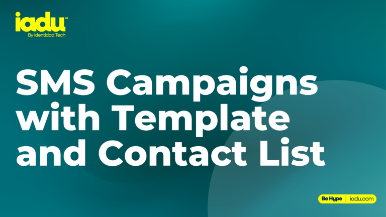 SMS Campaigns With Template and Contact List